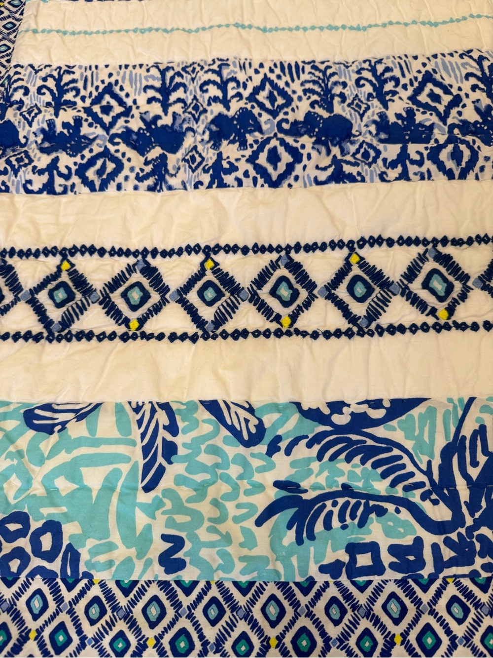 Pottery Barn Kids - Lilly Pulitzer crib blanket - Picture 3 of 8